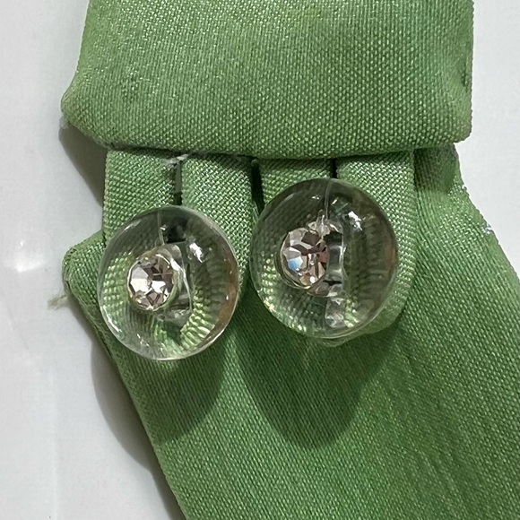 Veronique Young Vintage Taffeta Halter Cocktail Top Size 6 - Picture 9 of 16